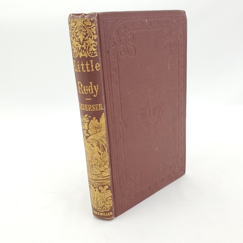 Vintage Little Rudy and Other Stories by Hans Christian Andersen 1865 Rare HC
